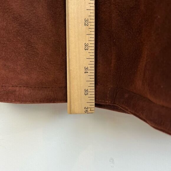 Vintage Holt Renefrew Women’s 8 Brown Genuine Lambskin Shearling Car Coat Jacket - Picture 7 of 16